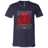 Body By Lechon Unisex Jersey V-Neck T-Shirt